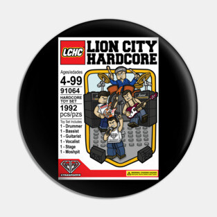 LION CITY HARDCORE Pin