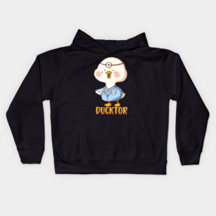 Cute duck doctor - ducktor Kids Hoodie