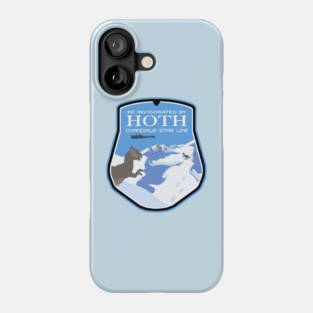 Hoth - Chandrila Star Line Travel Poster T-Shirt Phone Case