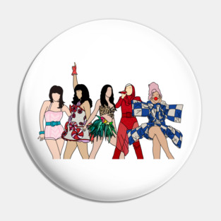 Evolution Of Katy Perry Pin