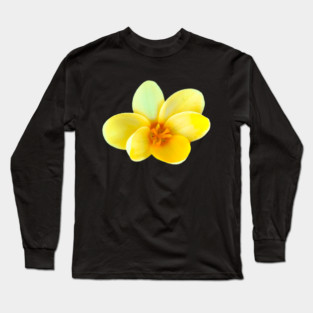 Yellow Flower Long Sleeve T-Shirt