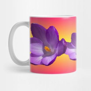 Tropical Sunset Flowers Mug