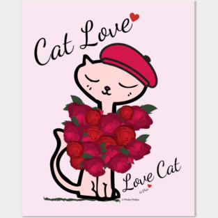 Cat Love, Love Cat Posters and Art