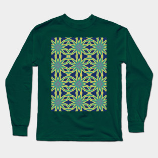 Abstract Tropical Plants Long Sleeve T-Shirt
