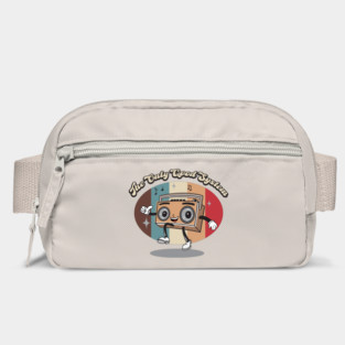 Retro Cartoon  vintage music slogan Bag