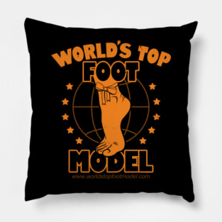 World's Top Foot Model Pillow