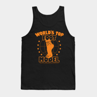 World's Top Foot Model Tank Top