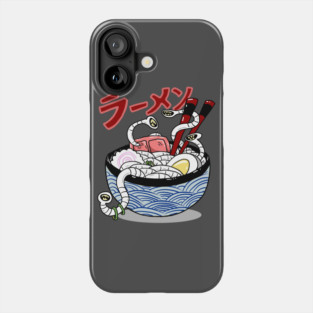 Tapeworm Goodness Tasty Ramen! Phone Case