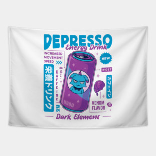 Depresso Energy Drink Tapestry