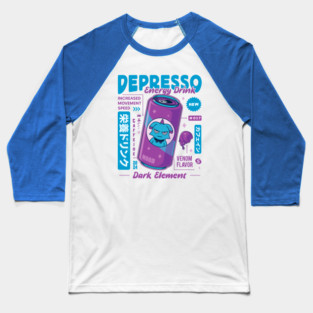Depresso Energy Drink Baseball T-Shirt