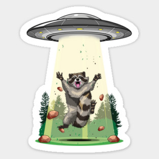 Cosmic Bandit: Raccoon's Galactic Adventure Magnet