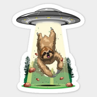 Sloth Abudction Magnet