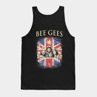 Vintage Distressed Bee Gees Tank Top
