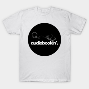 AUDIOBOOKIN’ Black Circle - small graphics T-Shirt