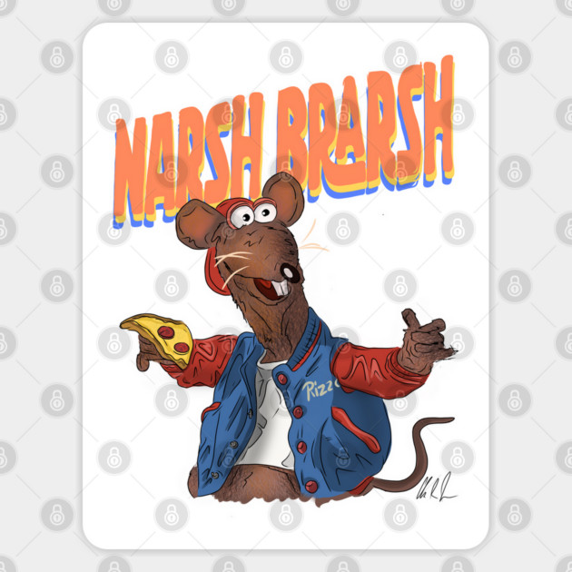 Narsh Brarsh! It's Rizzo! Sticker by 51Deesigns