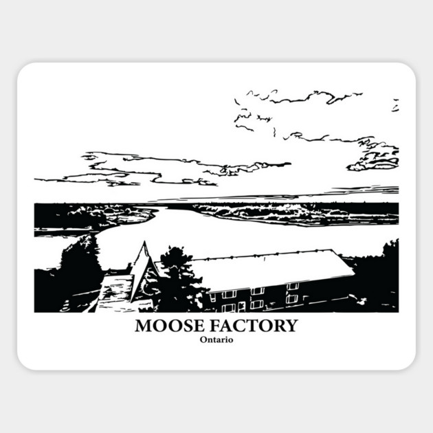 Moose Factory - Ontario Magnet by Lakeric