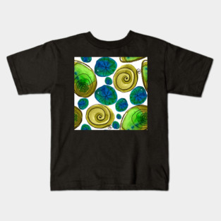 Copy of something green. With a spiral. Possibly with a deeper meaning...2 Kids T-Shirt