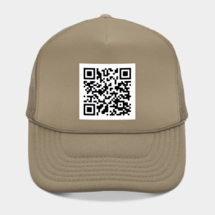 Rick Astley - Never Gonna Give you up QR Code Hat