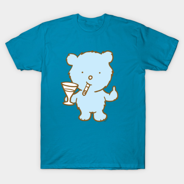 Martini Bear - JoKoBo T-Shirt by JoKoBo