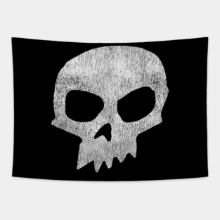 Sid's Skull Vintage Tapestry