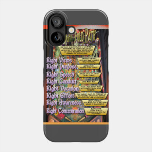 Pincombo 8fold pinball path Phone Case