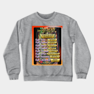 Pincombo 8fold pinball path Crewneck Sweatshirt
