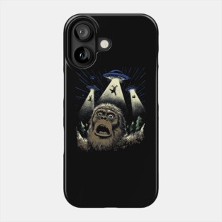 Sasquatch Surprise Abduction Phone Case