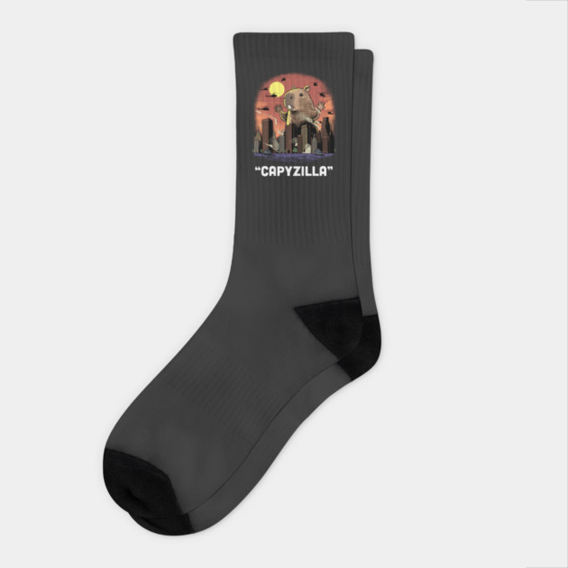 Capyzilla: The Gentle Giant Rampage Socks by GoshWow®