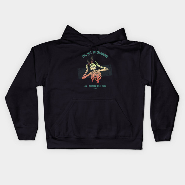 No Problem Left Behind Kids Hoodie by Tommy Devoid