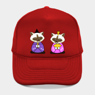 Hinamatsuri Siamese Cats Hina Ningyo Hat