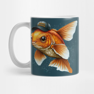 Steet Goldfish in Hat Nowruz Mobarak Mug