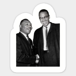 MLK Jr and X Sticker
