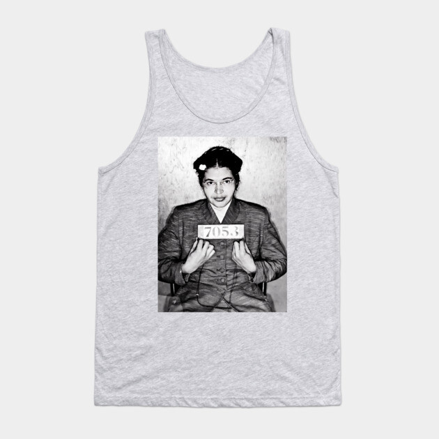Rosa Parks Mug Shot Tank Top by UrbanLifeApparel