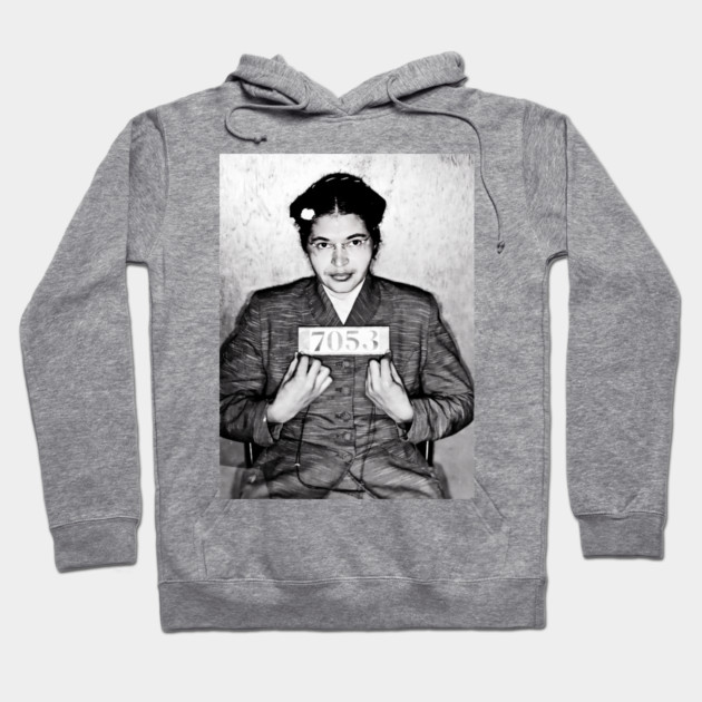 Rosa Parks Mug Shot Hoodie by UrbanLifeApparel