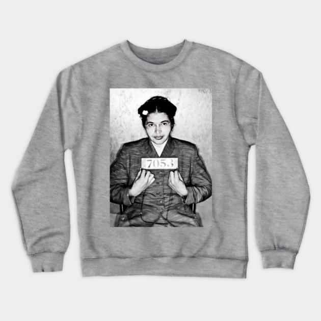 Rosa Parks Mug Shot Crewneck Sweatshirt by UrbanLifeApparel