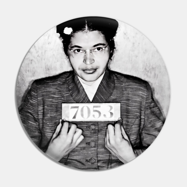 Rosa Parks Mug Shot Pin by UrbanLifeApparel