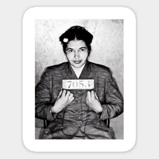 Rosa Parks Mug Shot Magnet