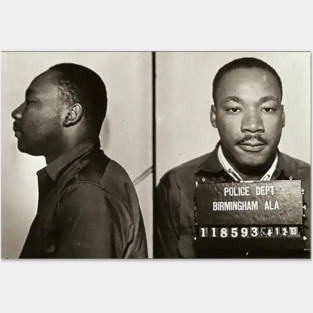 MLK Birmingham Mugshot Posters and Art