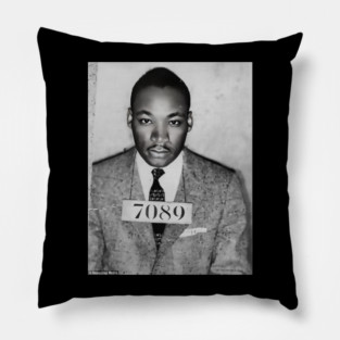 MLK Mugshot Pillow