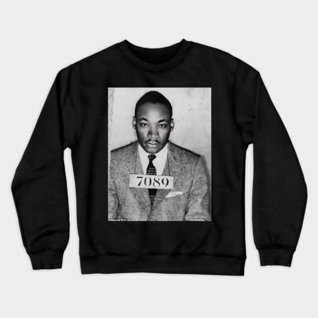 MLK Mugshot Crewneck Sweatshirt by UrbanLifeApparel
