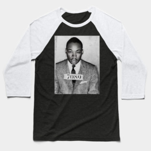 MLK Mugshot Baseball T-Shirt