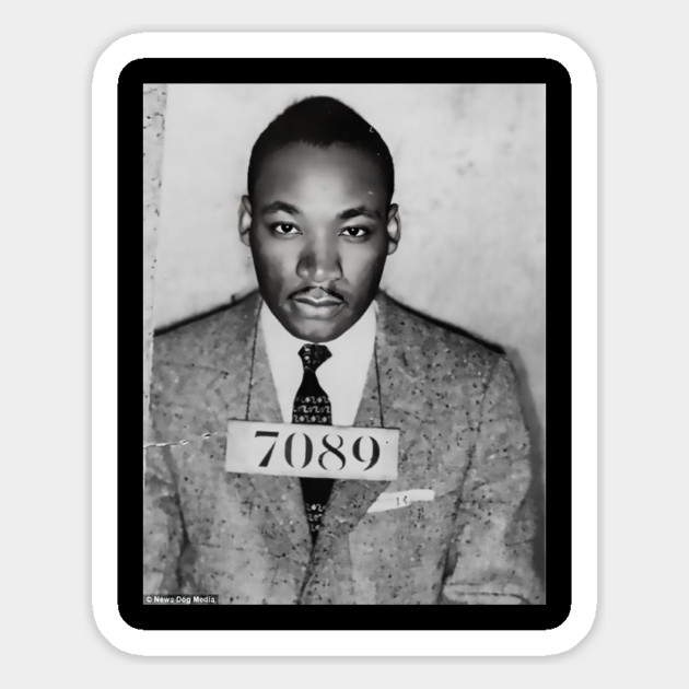 MLK Mugshot Magnet by UrbanLifeApparel
