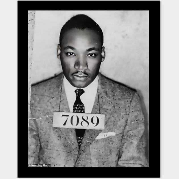 MLK Mugshot Wall Art by UrbanLifeApparel