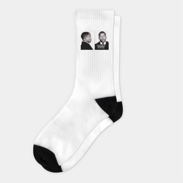 John Lewis Mug shot Socks by UrbanLifeApparel