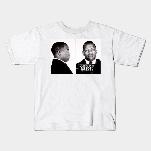 John Lewis Mug shot Kids T-Shirt by UrbanLifeApparel