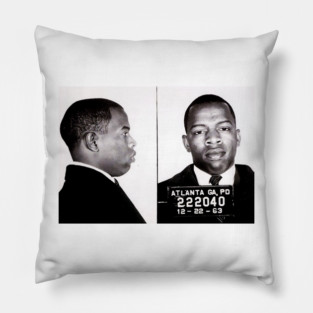 John Lewis Mug shot Pillow