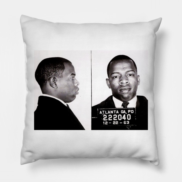 John Lewis Mug shot Pillow by UrbanLifeApparel