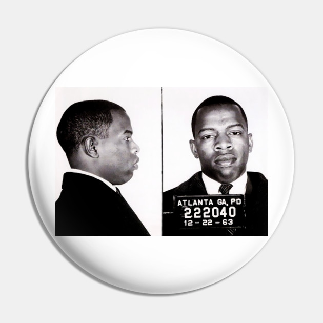 John Lewis Mug shot Pin by UrbanLifeApparel