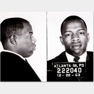 John Lewis Mug shot Posters and Art