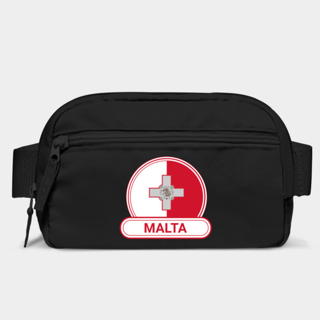 Malta Country Badge - Malta Flag by Yesteeyear